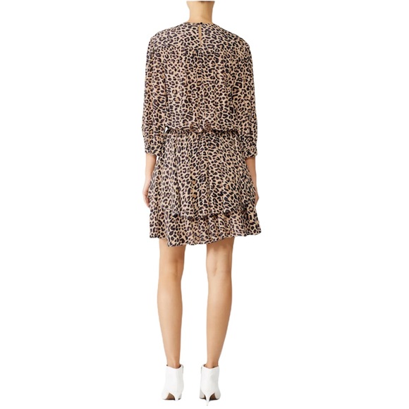Zadig + Voltaire Rooka Leopard Print Dress Brand New Size Small - Picture 4 of 7